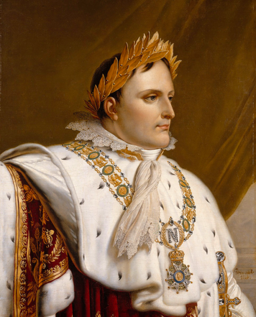 アンヌ＝ルイ・ジロデ・ド・ルシー＝トリオゾンの工房 《戴冠式の正装のナポレオン1世の肖像》