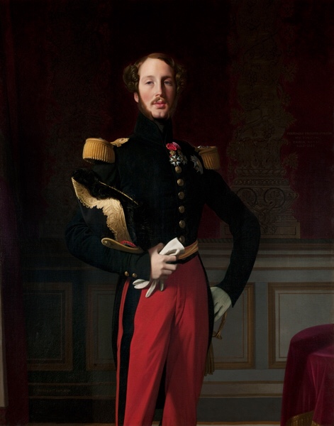 ジャン＝オーギュスト＝ドミニク・アングル 《フランス王太子、オルレアン公フェルディナン＝フィリップ・ド・ブルボン＝オルレアンの肖像》